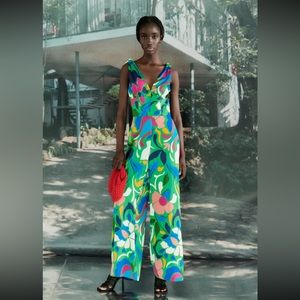 Zara multicolor jumpsuit - never worn!